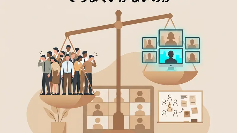 なぜ「全員集合型」でも「全員リモート型」でもうまくいかないのか