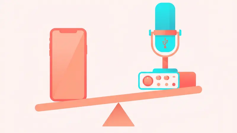 比較表――有料マイク vs スマホ録音を一目で把握する
