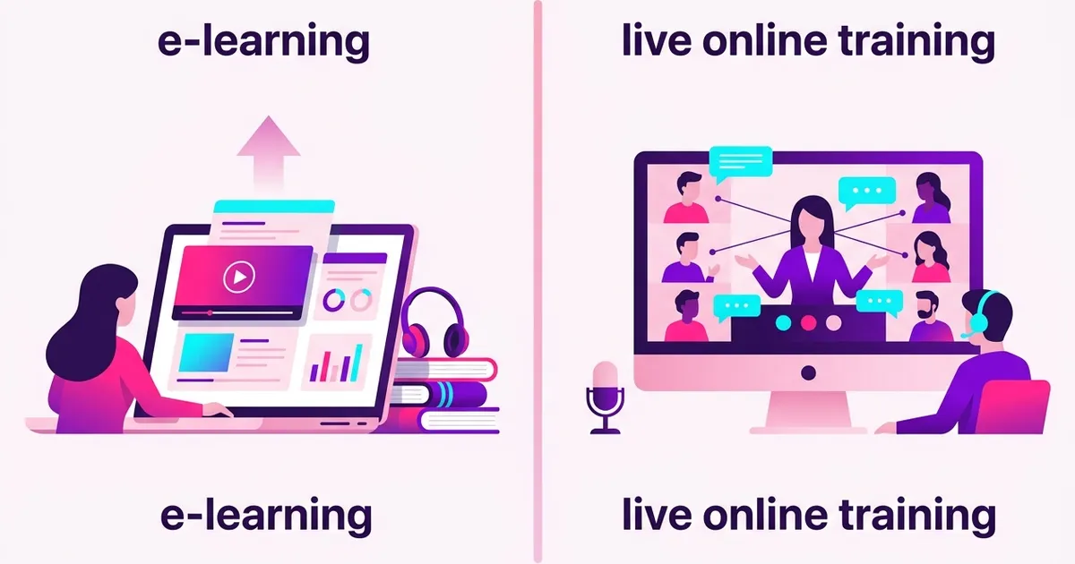 eラーニング vs ライブオンライン研修――効果と使い分け - BootCast Media
