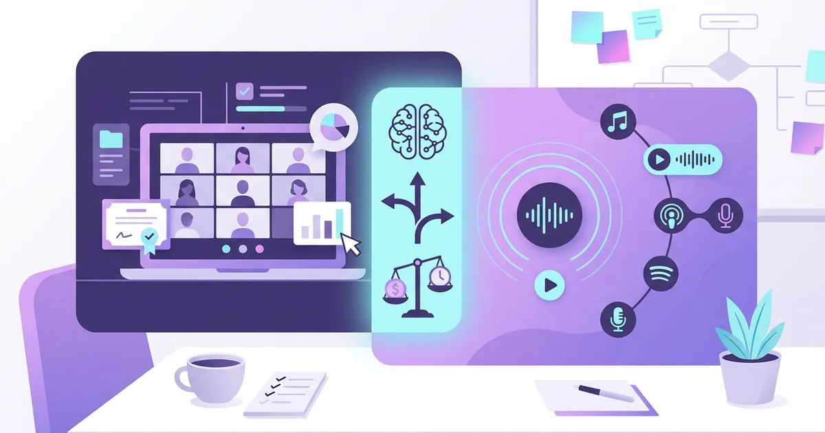 社内教育ツール比較――LMS vs 音声配信プラットフォーム - BootCast Media