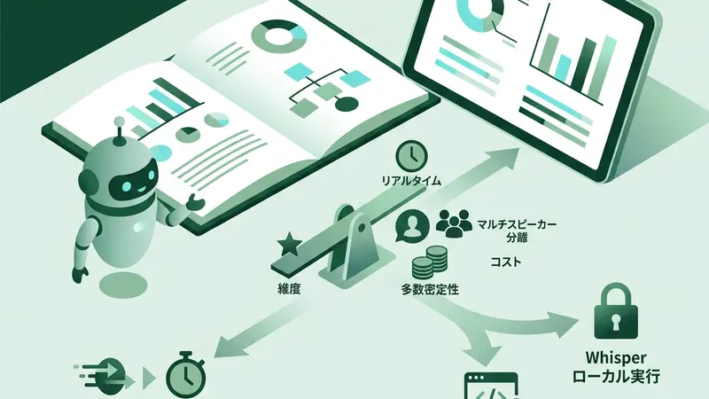 まとめ――「精度」だけで選ばない文字起こしエンジンの選定基準