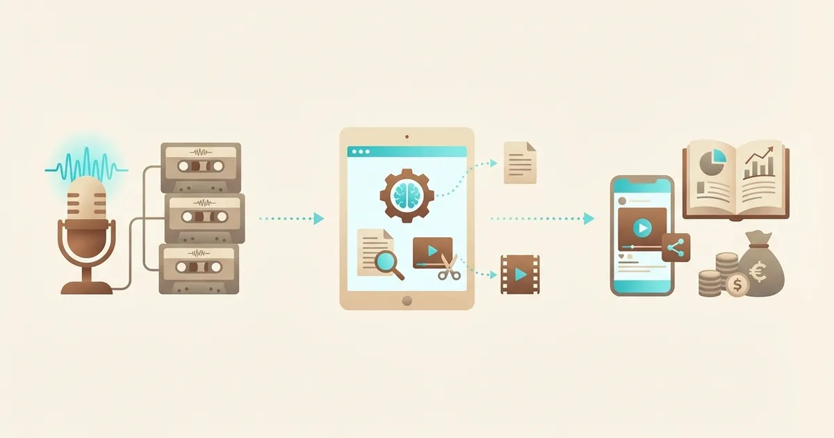 音声アーカイブの活用法――過去の配信を「資産」に変える5つの方法 - BootCast Media