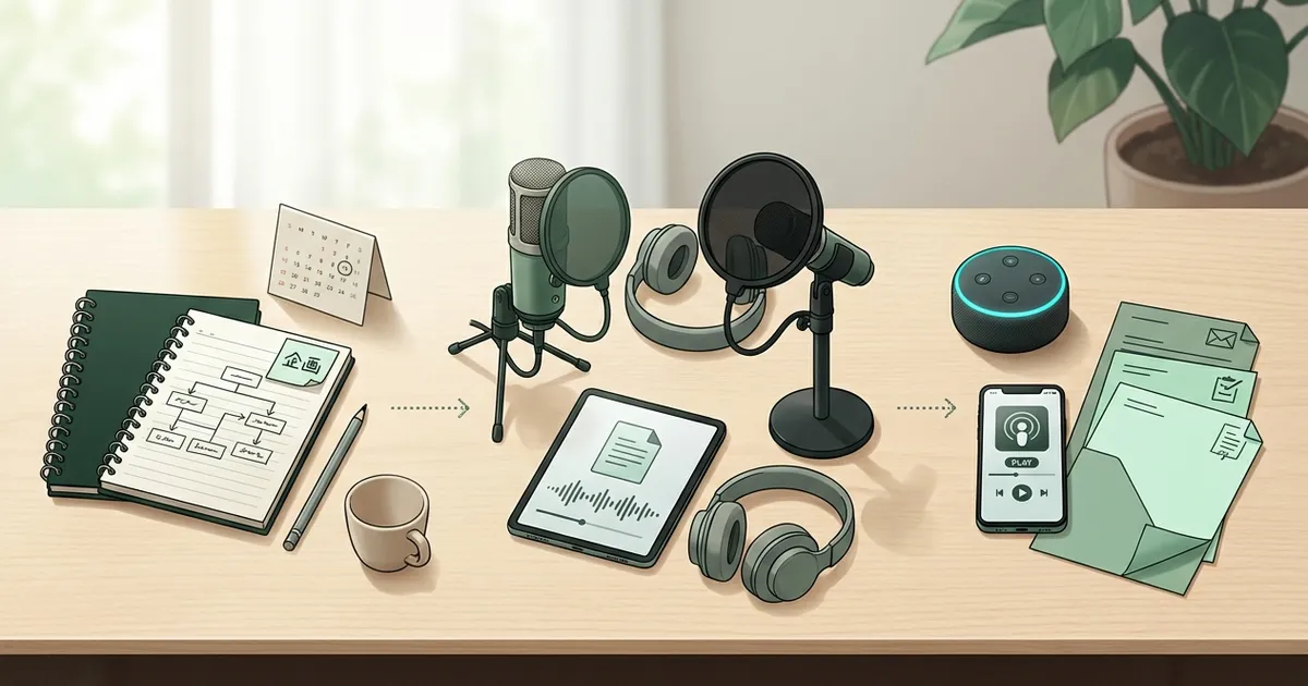 ゲスト対談の音声配信の作り方――企画・依頼・当日進行テンプレート付き - BootCast Media