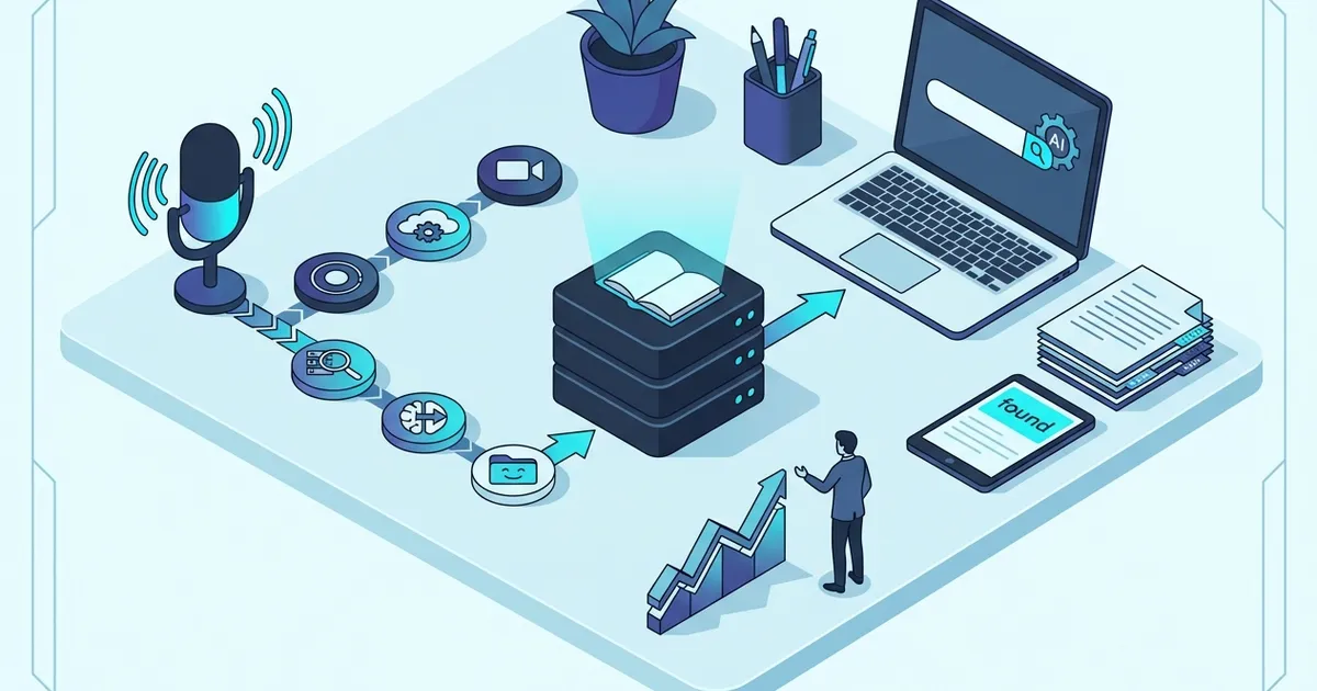 社内ナレッジベースの構築――音声アーカイブ×AI検索で情報を見つけやすく - BootCast Media