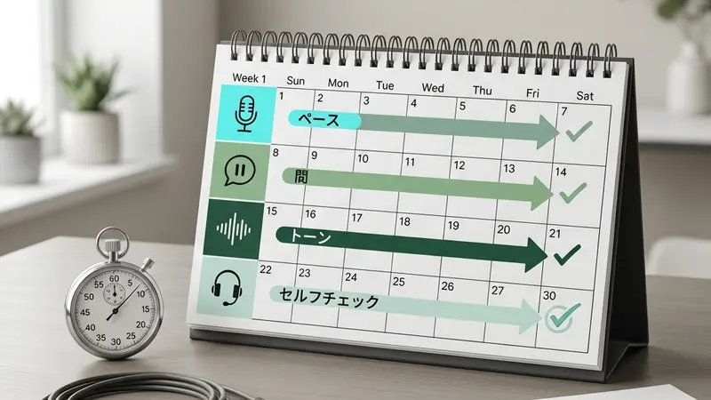 7つのテクニックを定着させる30日練習ロードマップ