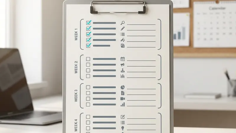 30日チェックリスト――全アクションを1枚にまとめる